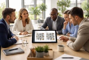 découvrez comment la tablette windows facilite la comparaison des aménagements en réunion, optimisant ainsi l'organisation et l'efficacité des bureaux.