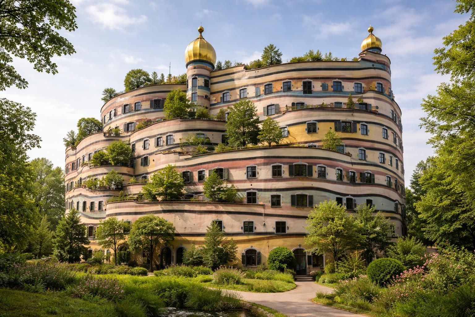 découvrez l'immeuble waldspirale, un chef-d'œuvre architectural unique à explorer et à apprécier pour son design innovant et son charme exceptionnel.