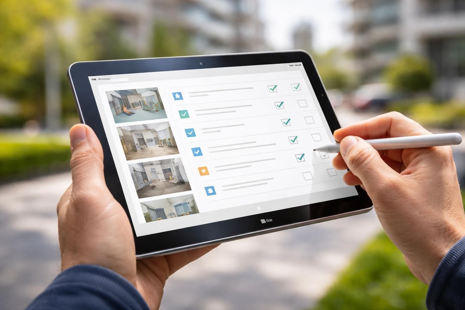 découvrez la surface go de microsoft, la tablette tactile idéale pour réaliser vos états des lieux en mobilité avec facilité et précision.
