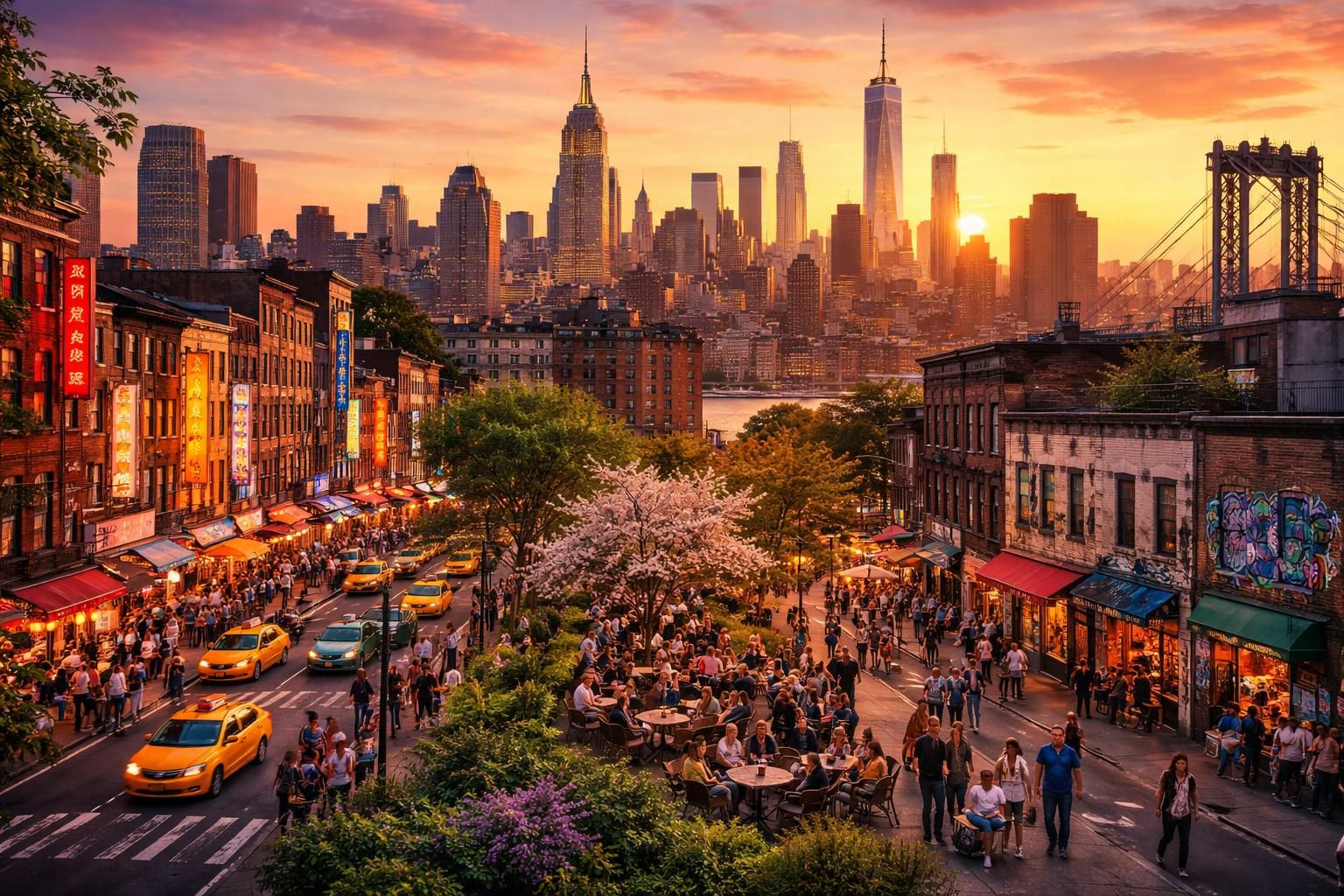 explorez les quartiers emblématiques de new york, lieux où l'ambiance vibrante et l'énergie unique font le charme inégalé de la ville.