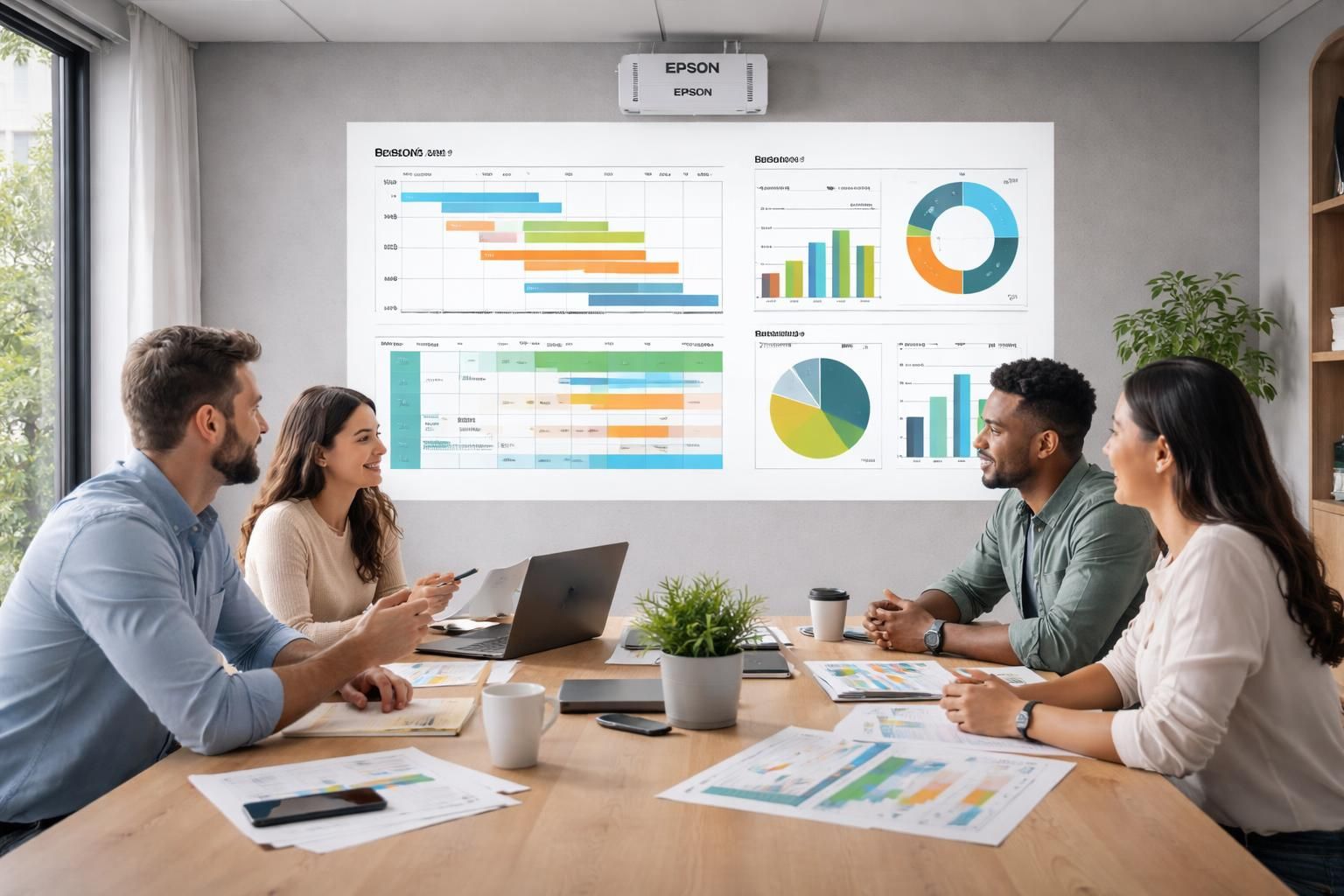 découvrez comment planifier et budgétiser votre projet de rénovation avec précision grâce aux projections claires et lisibles d'un vidéoprojecteur epson.