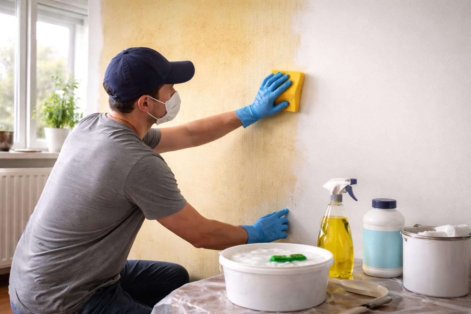 découvrez des solutions efficaces pour restaurer un mur jauni par le tabac avant l'état des lieux et retrouvez un intérieur propre et impeccable.