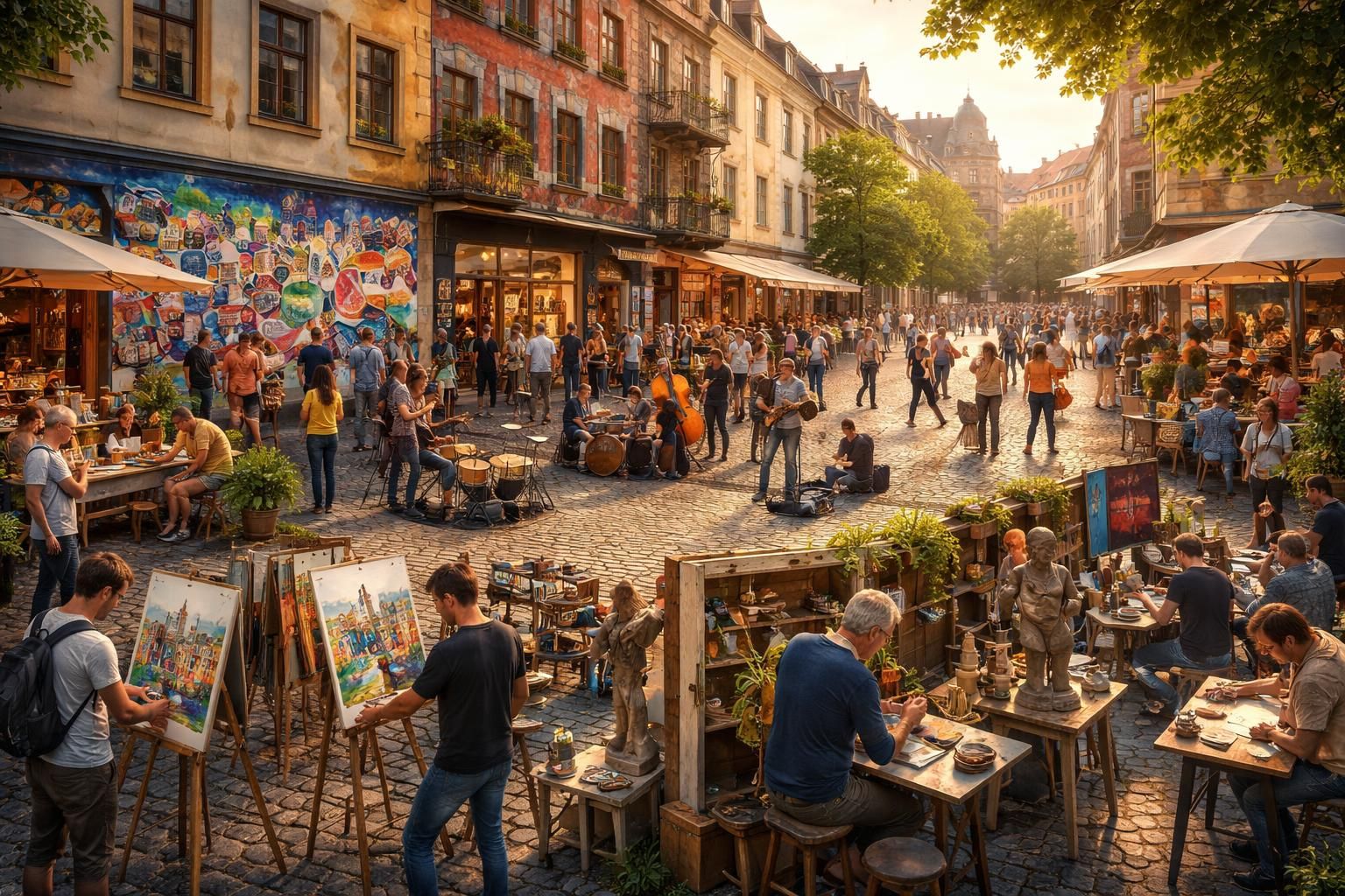 découvrez le top 10 des activités incontournables dans le quartier dresden neustadt, parfaites pour les amateurs d'art passionnés à la recherche d'expériences culturelles uniques.